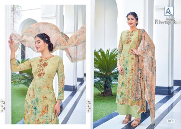 Alok Riwayat Fancy Festive Wear Dress Materials